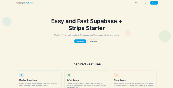 Basic SaaS Starter