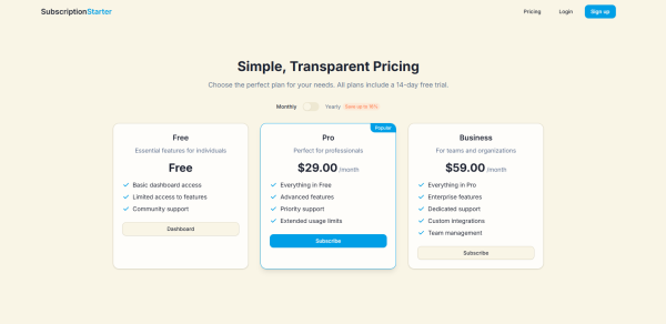 Basic SaaS Starter - Image 3